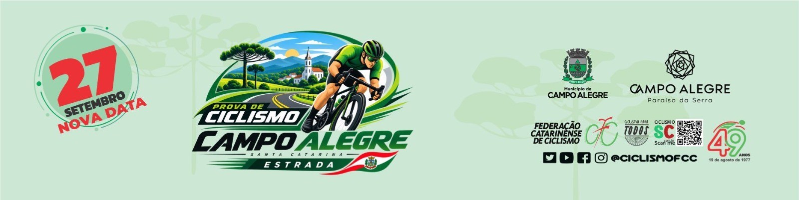 CICLISMO CAMPO ALEGRE - RANKING ESTADUAL - NOVA DATA