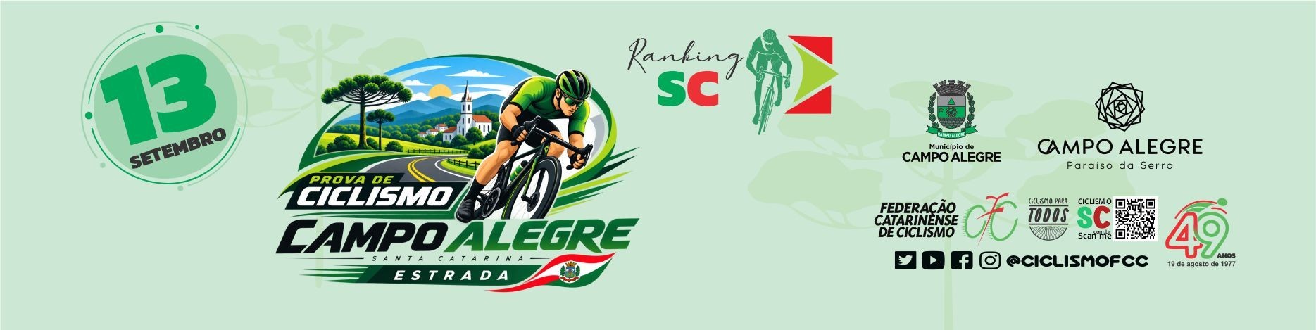 CICLISMO CAMPO ALEGRE - RANKING ESTADUAL