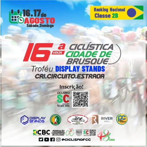 16ª VOLTA CICLÍSTICA CIDADE DE BRUSQUE
