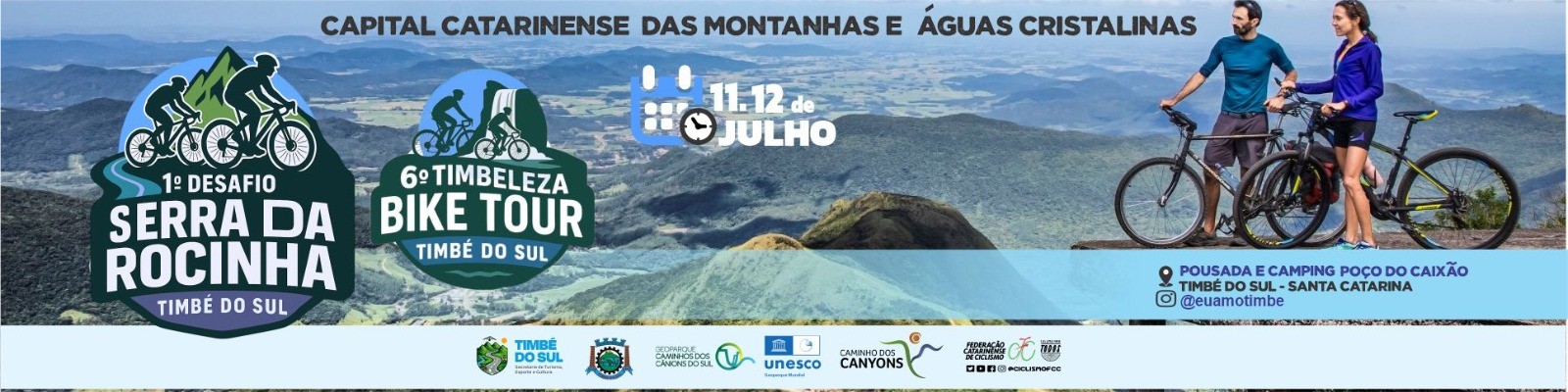 6º TIMBELEZA BIKE TOUR - CICLOTURISMO