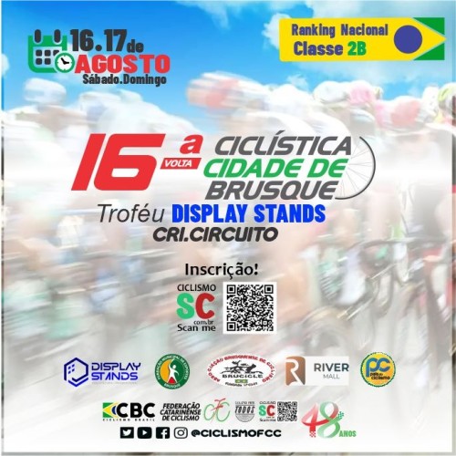 16ª VOLTA CICLÍSTICA CIDADE DE BRUSQUE
