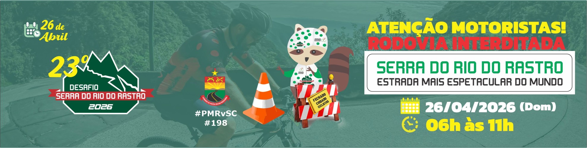 23º DESAFIO SERRA DO RIO DO RASTRO 2026
