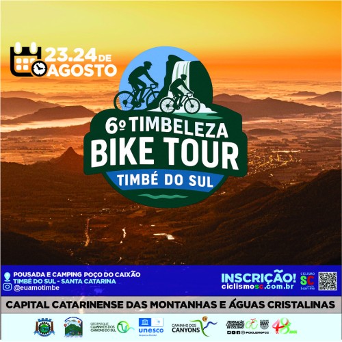 6º TIMBELEZA BIKE TOUR - CICLOTURISMO
