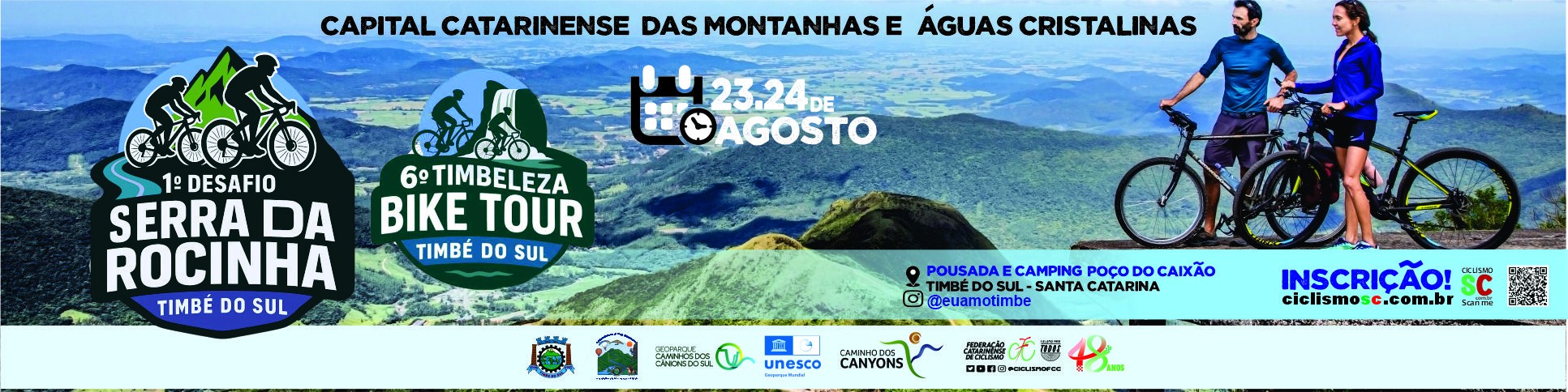 6º TIMBELEZA BIKE TOUR - CICLOTURISMO